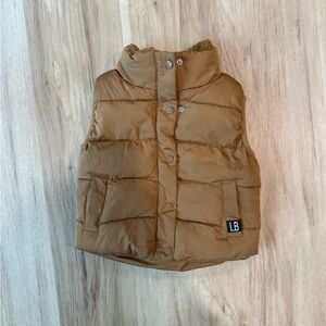 Baby Little Bipsy Puffer Vest Brown